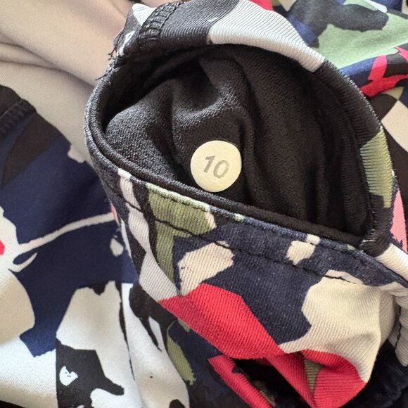 Lululemon Speed Track Shorts Pop Cut Boom Juice Multi Size 10 - Picture 7 of 8